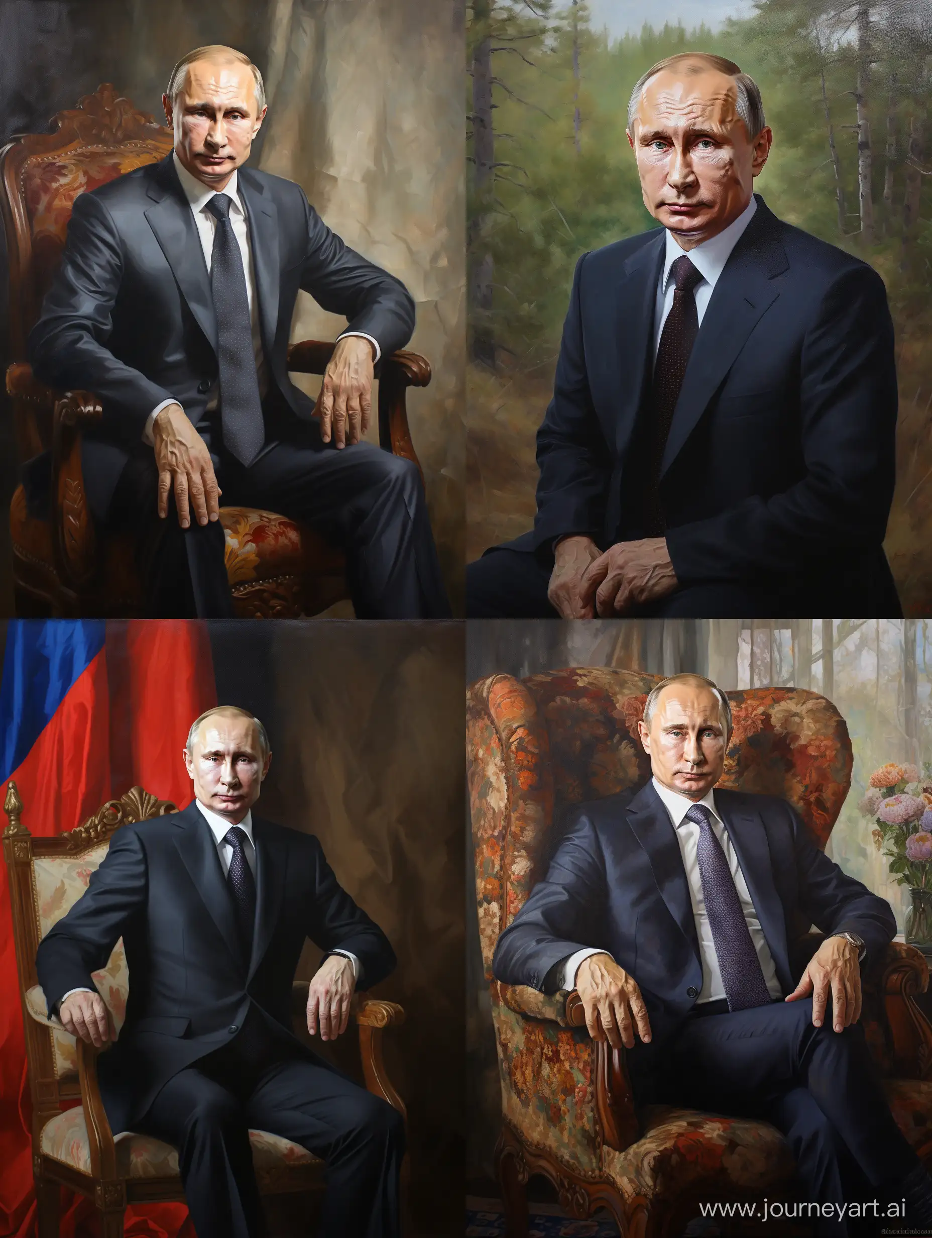 Vladimir-Putin-Presidential-Portrait-in-Oil-Paints