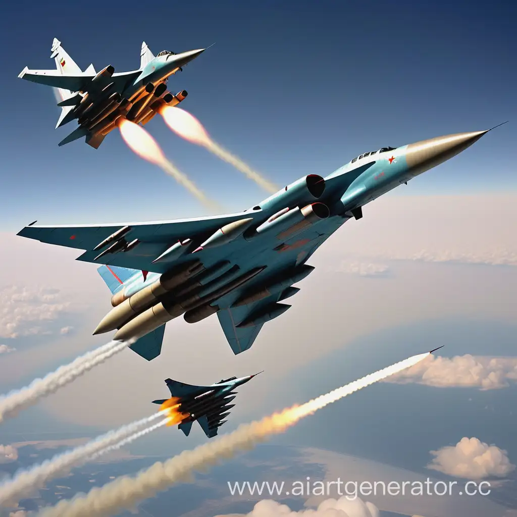 Russian-Heavy-Supersonic-Bomber-Strikes-Enemy-Positions-with-Missiles-and-Bombs