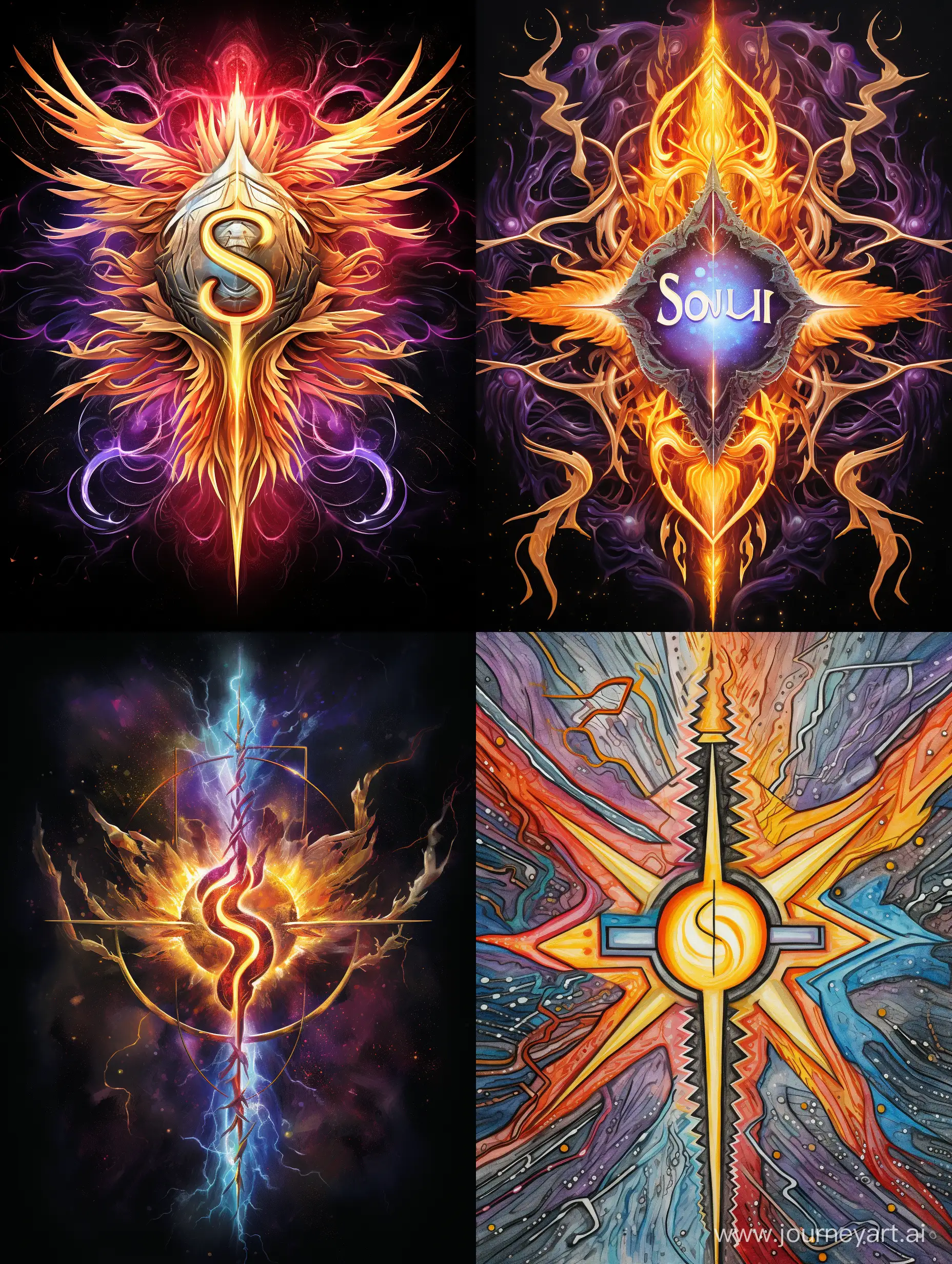 Mystical-Soulu-Rune-Illuminated-with-Vibrant-Lightning-Abstract-Fantasy-Art