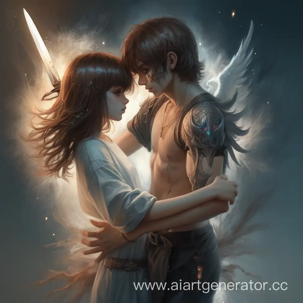 Passionate-Demon-Man-Holds-Angelic-Girl-with-Dagger-Intense-Love-and-Conflict-in-Painted-Realm