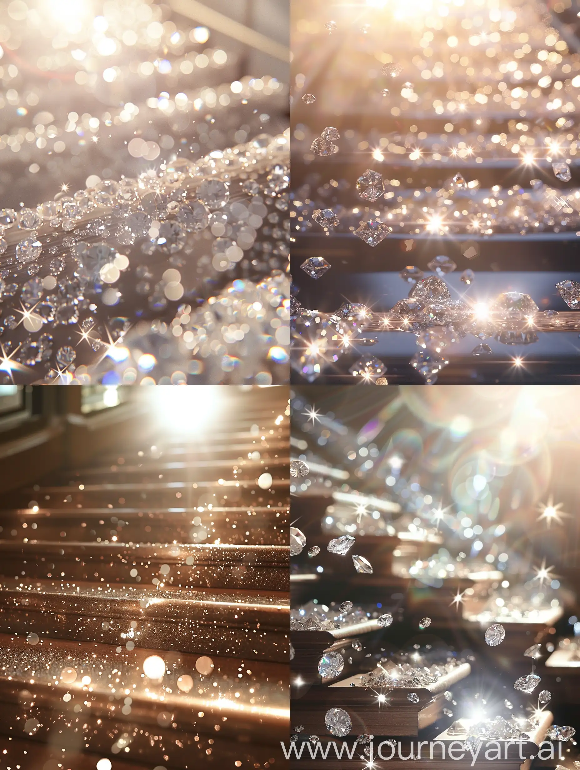 Sparkling-Diamond-Staircase-under-Gentle-Sunlight