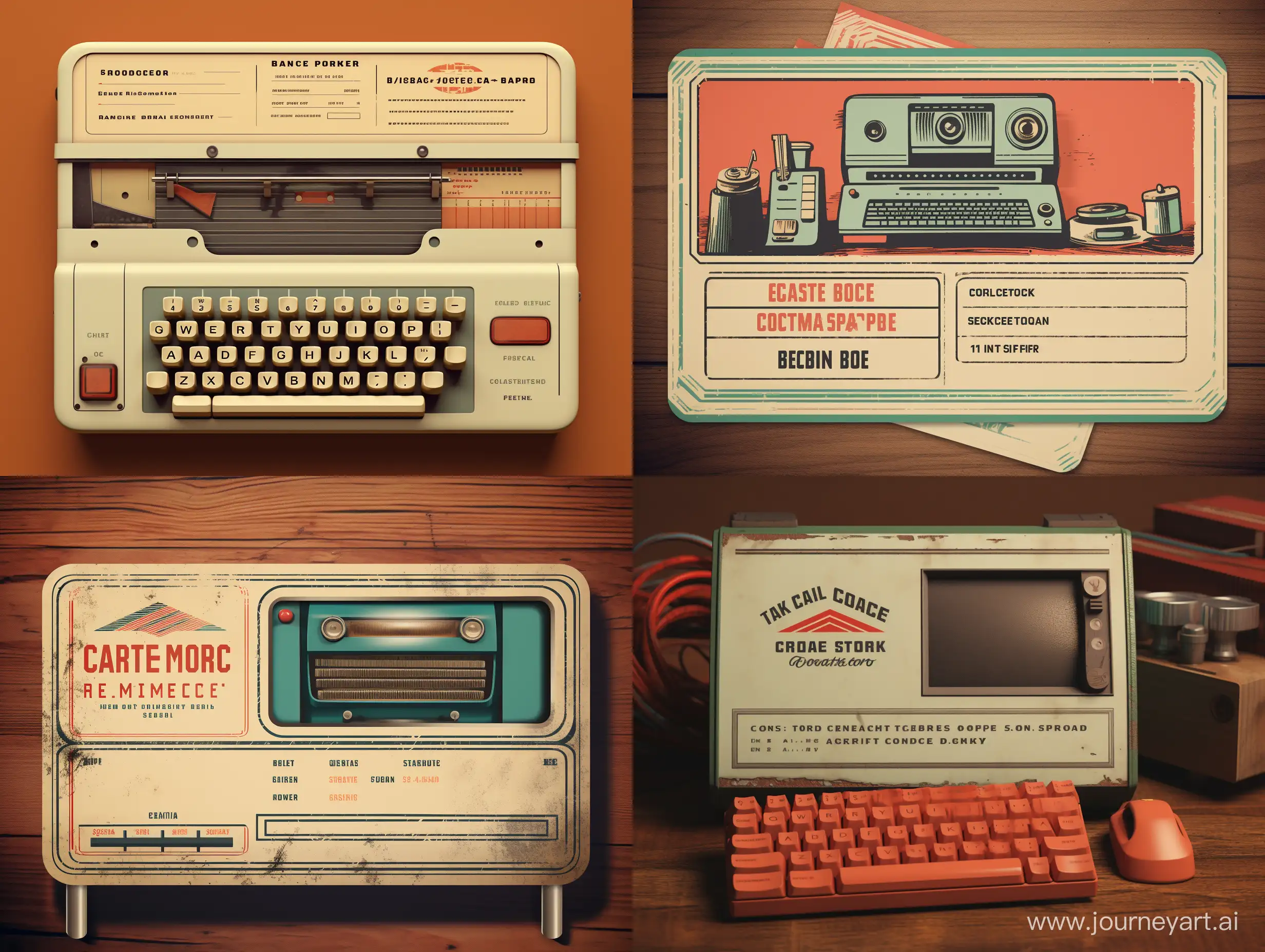 Vintage-Computer-Club-Business-Card-Design-in-43-Aspect-Ratio