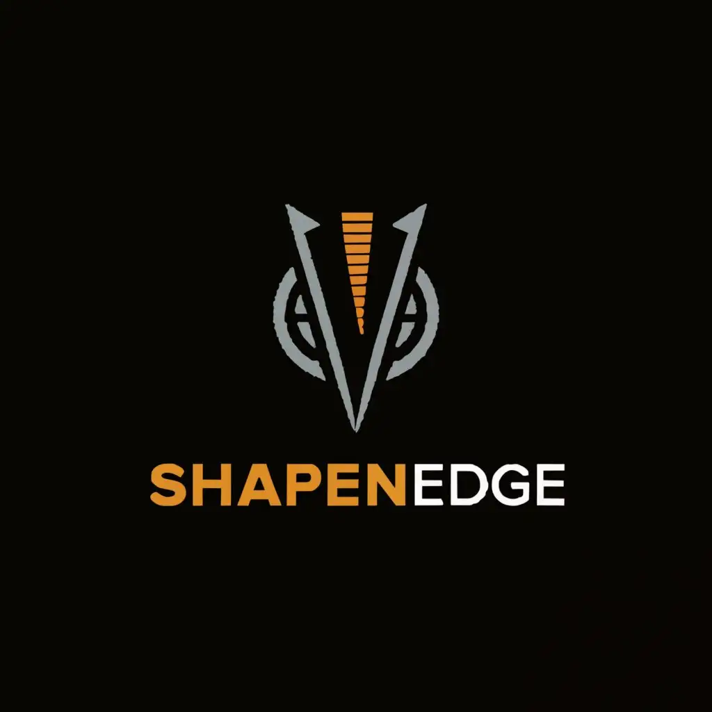 a logo design,with the text "SharpenEdge", main symbol:sharpener logo,Moderate,be used in Education industry,clear background