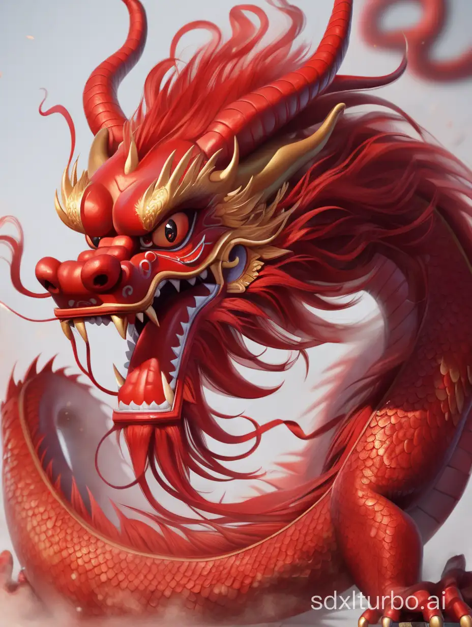 Red Chinese Dragon
