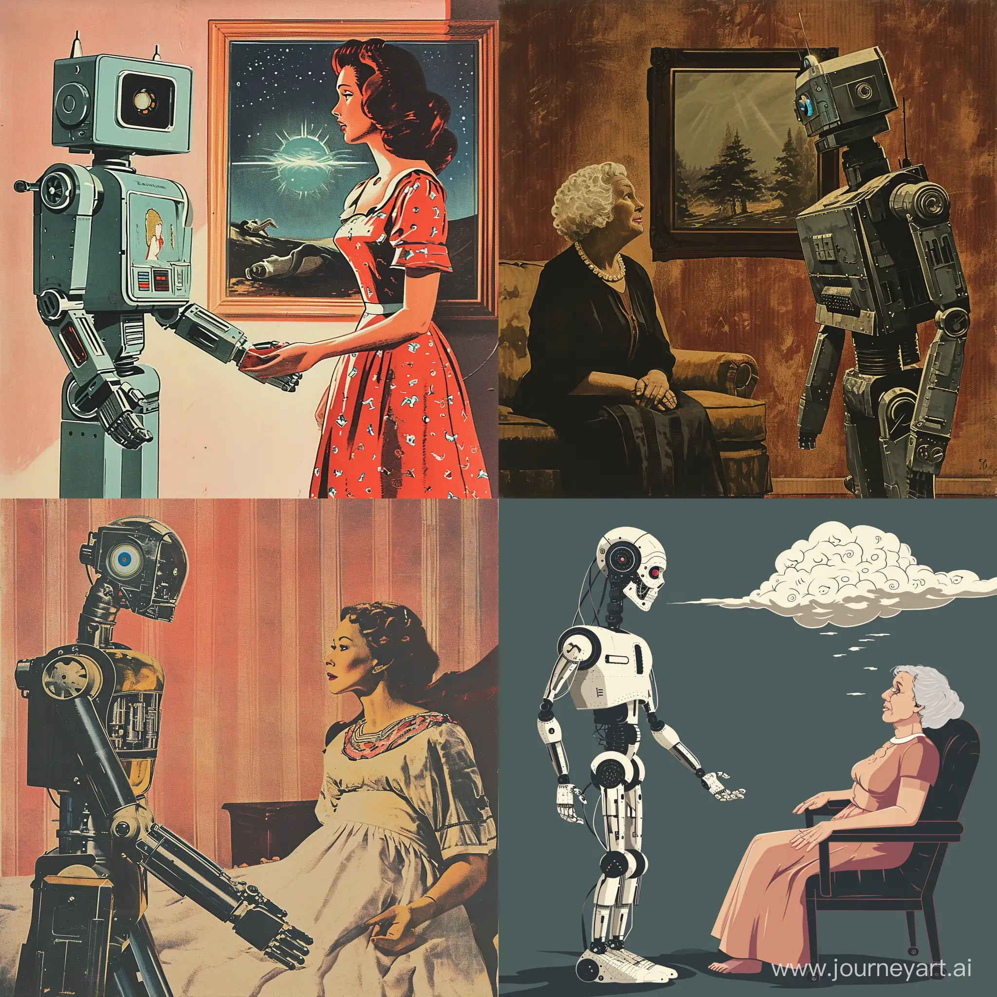 Robot-Interpreting-Dream-for-Visiting-Lady