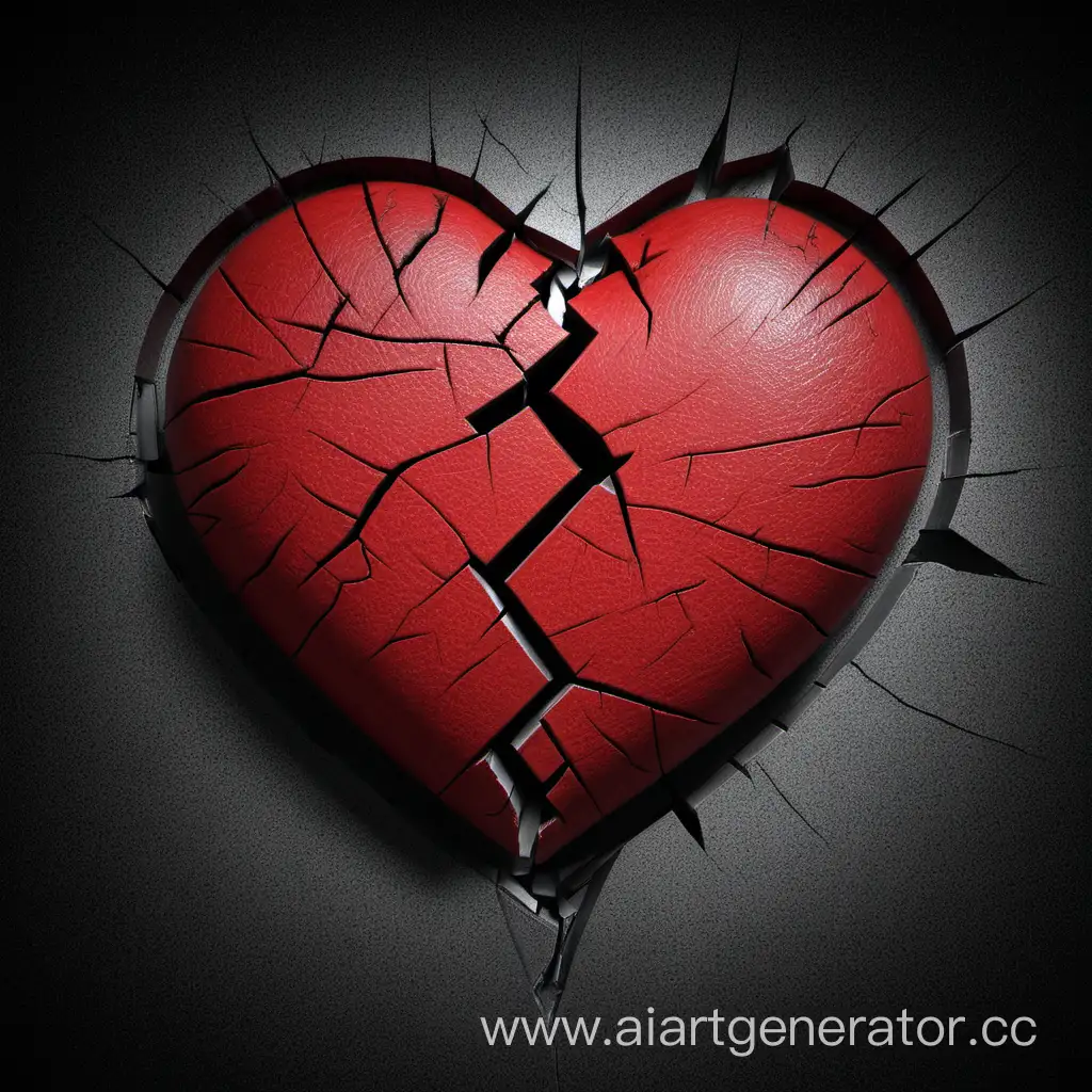 Sadness-and-Fragmentation-Illustration-of-a-Broken-Heart