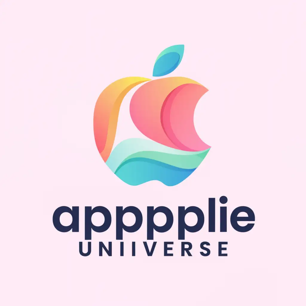 a logo design,with the text "Apple Universe", main symbol:any,Moderate,clear background