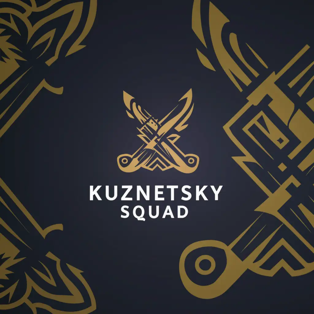 a logo design,with the text "Kuznetsky squad", main symbol:There isn't,Moderate,be used in Finance industry,clear background