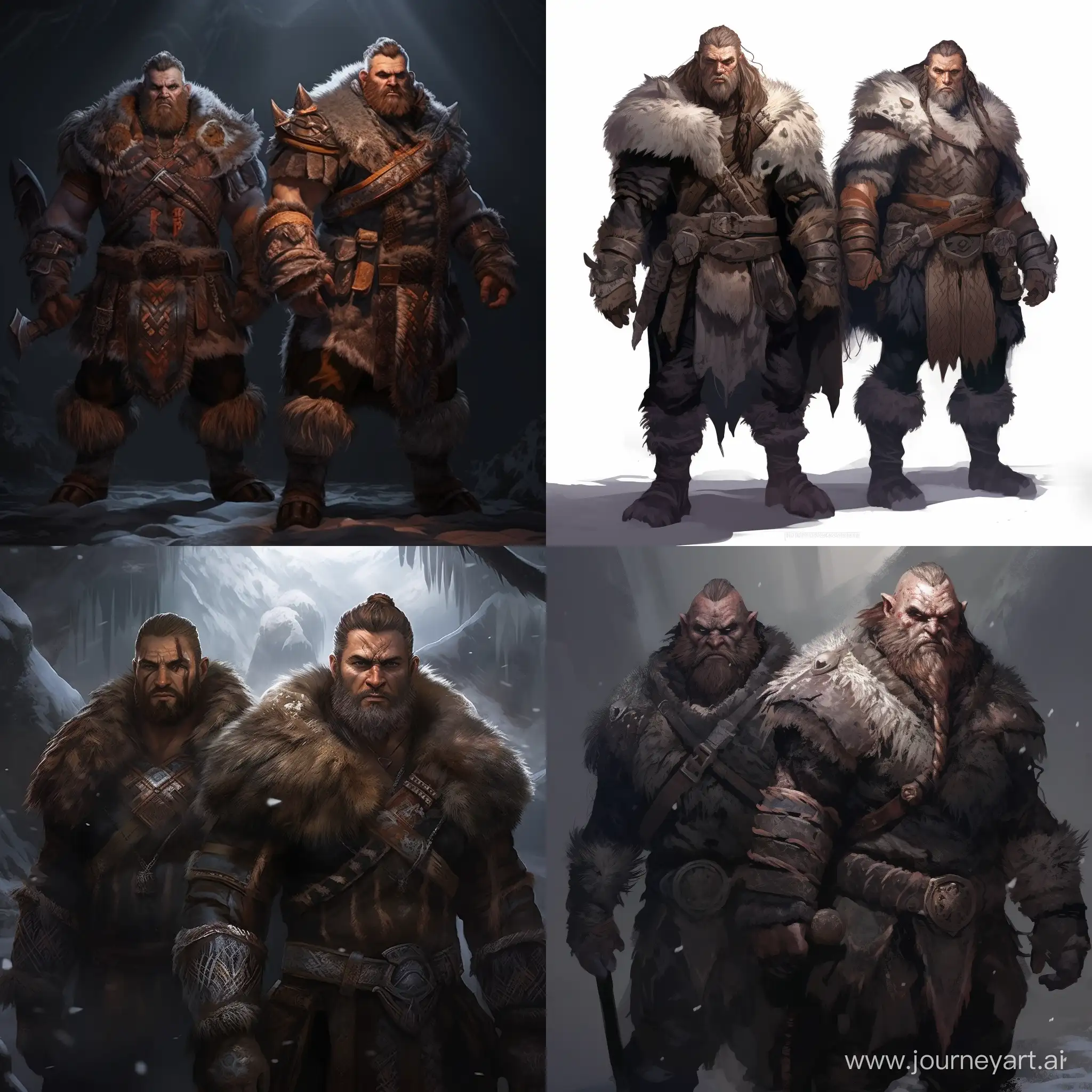 Viking-Berserker-Brothers-Wielding-Axes-in-Bear-Coats