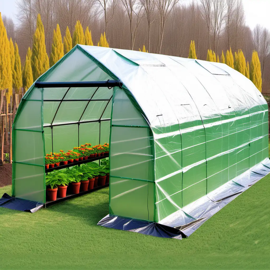 Vibrant Greenhouse Cover Tarp for Sustainable Gardening