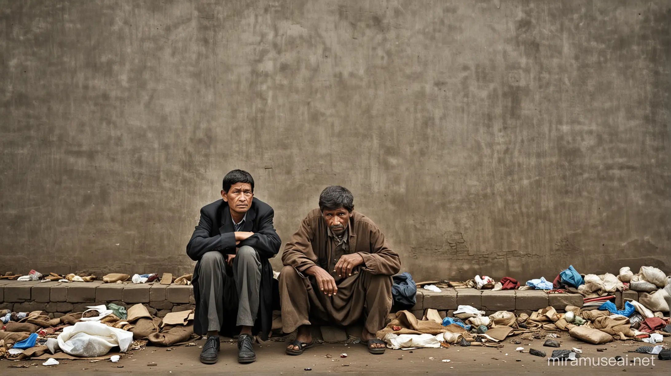 Contrasting Realities Images of Poverty Amidst Promises of Progress