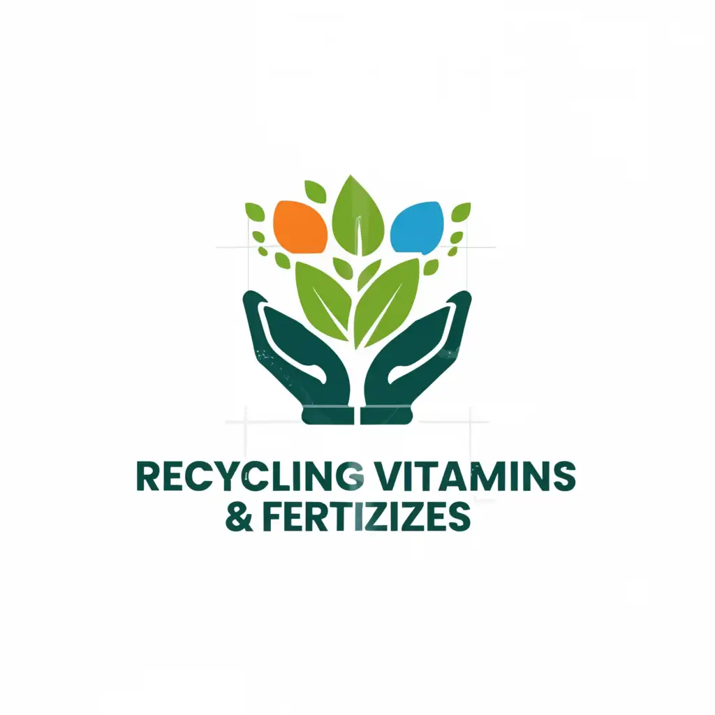 a logo design,with the text "recycling vitamins fertilizers", main symbol:nature,Moderate,be used in Medical Dental industry,clear background