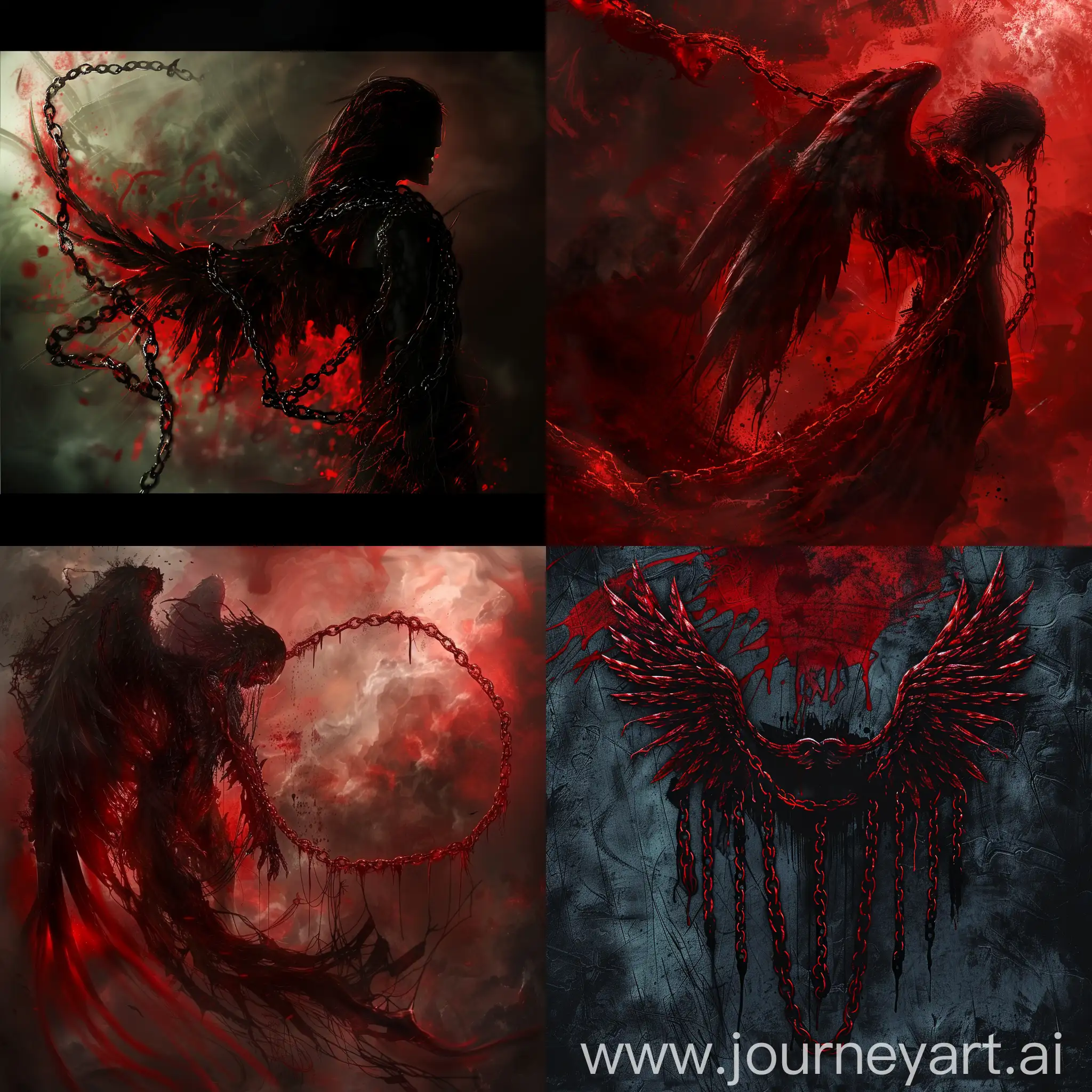 Ethereal-Bloody-Chain-Angel-in-Dark-Red-Ambiance