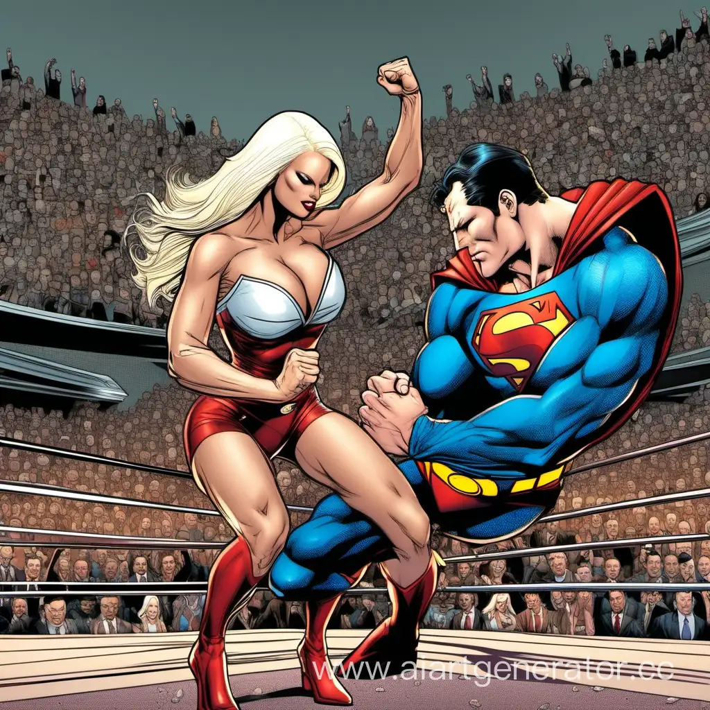 Maryse-Triumphs-Over-Superman-in-Epic-Battle