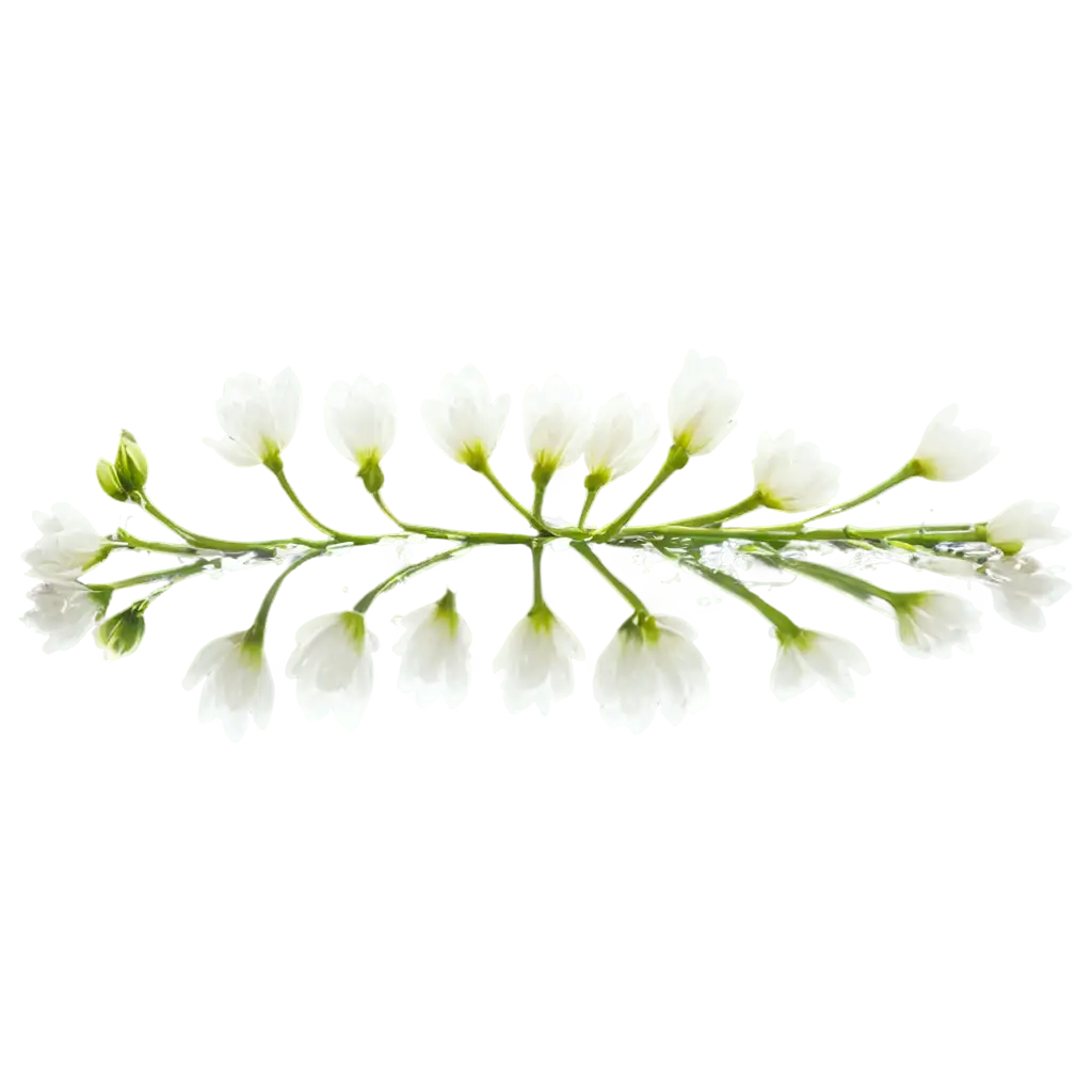 Exquisite-White-Flowers-on-Wet-Glass-Captivating-PNG-Image-for-Versatile-Online-Applications