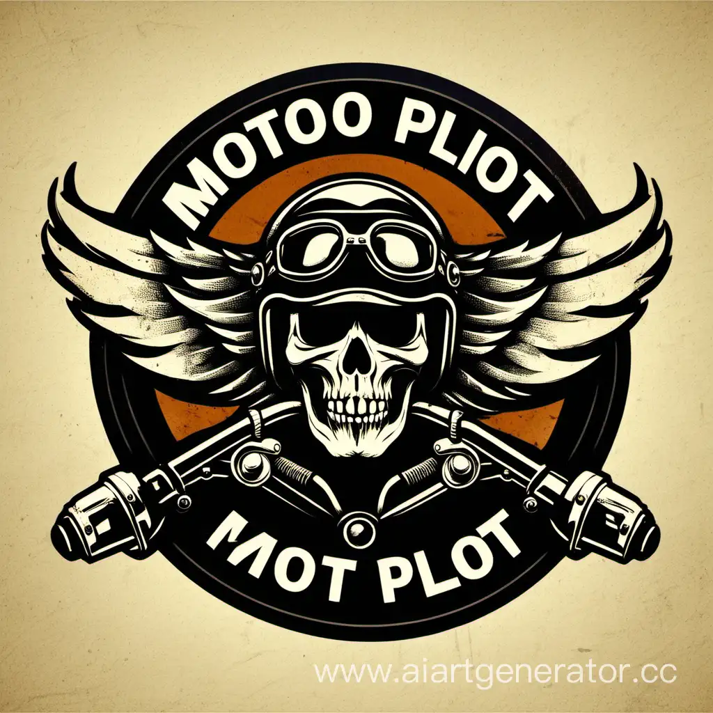 Motorcycle-Club-Logo-MotoPilot-Riders-Emblem