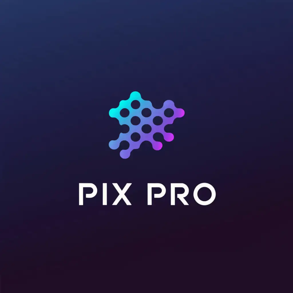 a logo design,with the text "PIXPRO", main symbol:GRAPHICS,Moderate,be used in Technology industry,clear background