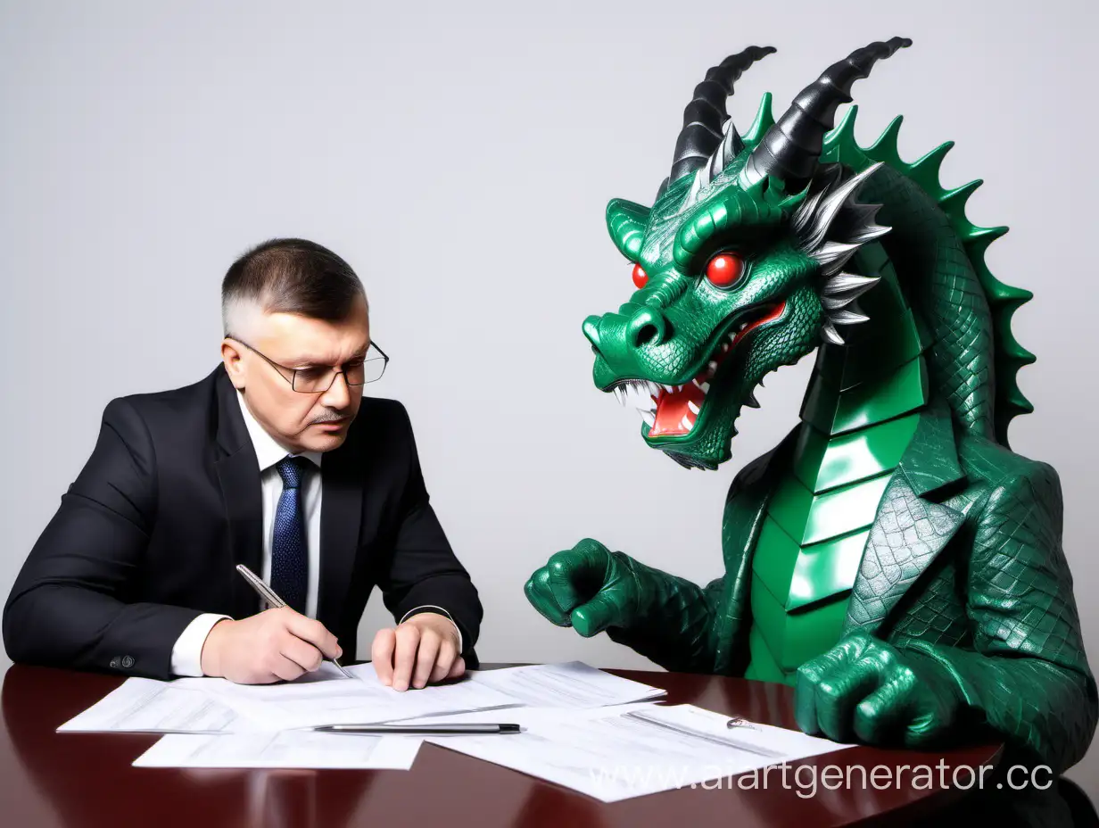 Green-Dragon-Accountant-New-Year-Salary-Calculation-Drama