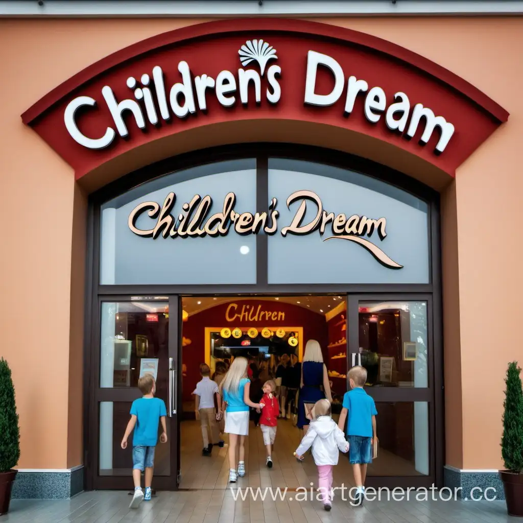 Enchanting-Entrance-to-Childrens-Dream-Restaurant-in-Shopping-Center
