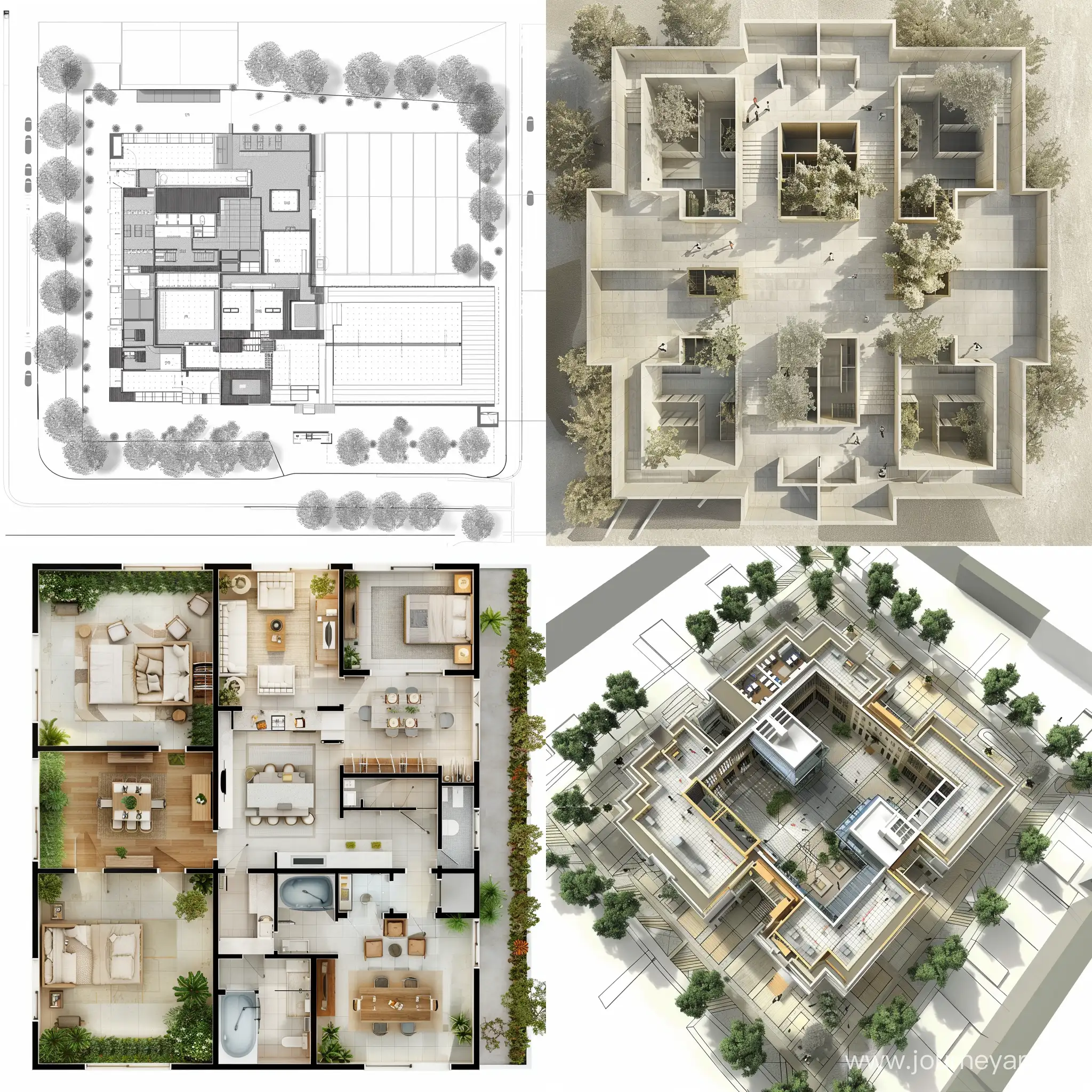 Modern-Architecture-Square-and-Rectangular-Floor-Plans