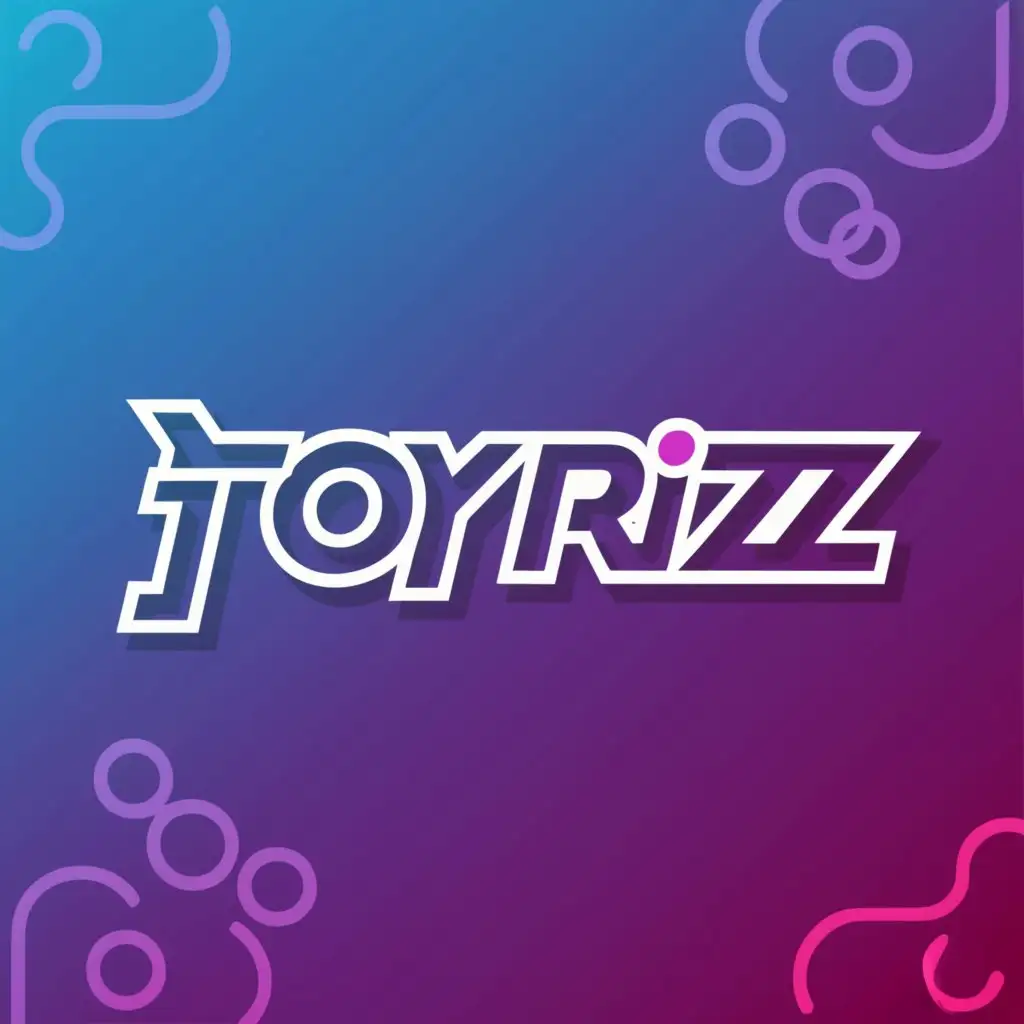 a logo design,with the text "TOYRIZZ", main symbol:Gun,Moderate,clear background