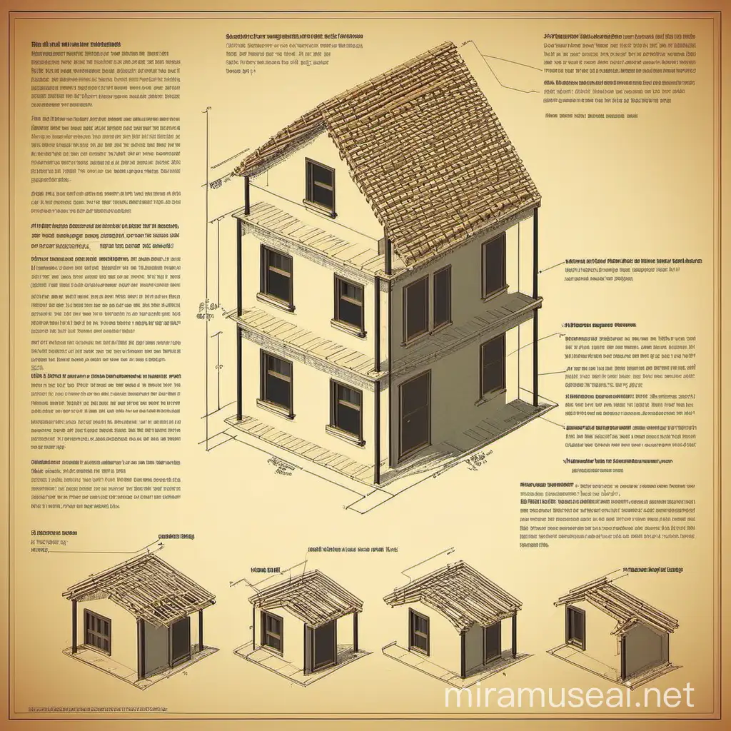 Instructions for building a house