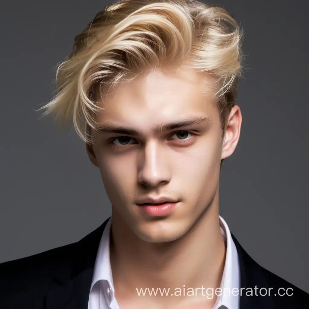 Stunning-Stylish-Blonde-Guy-with-Brown-Eyes-Unearthly-Beauty-at-20