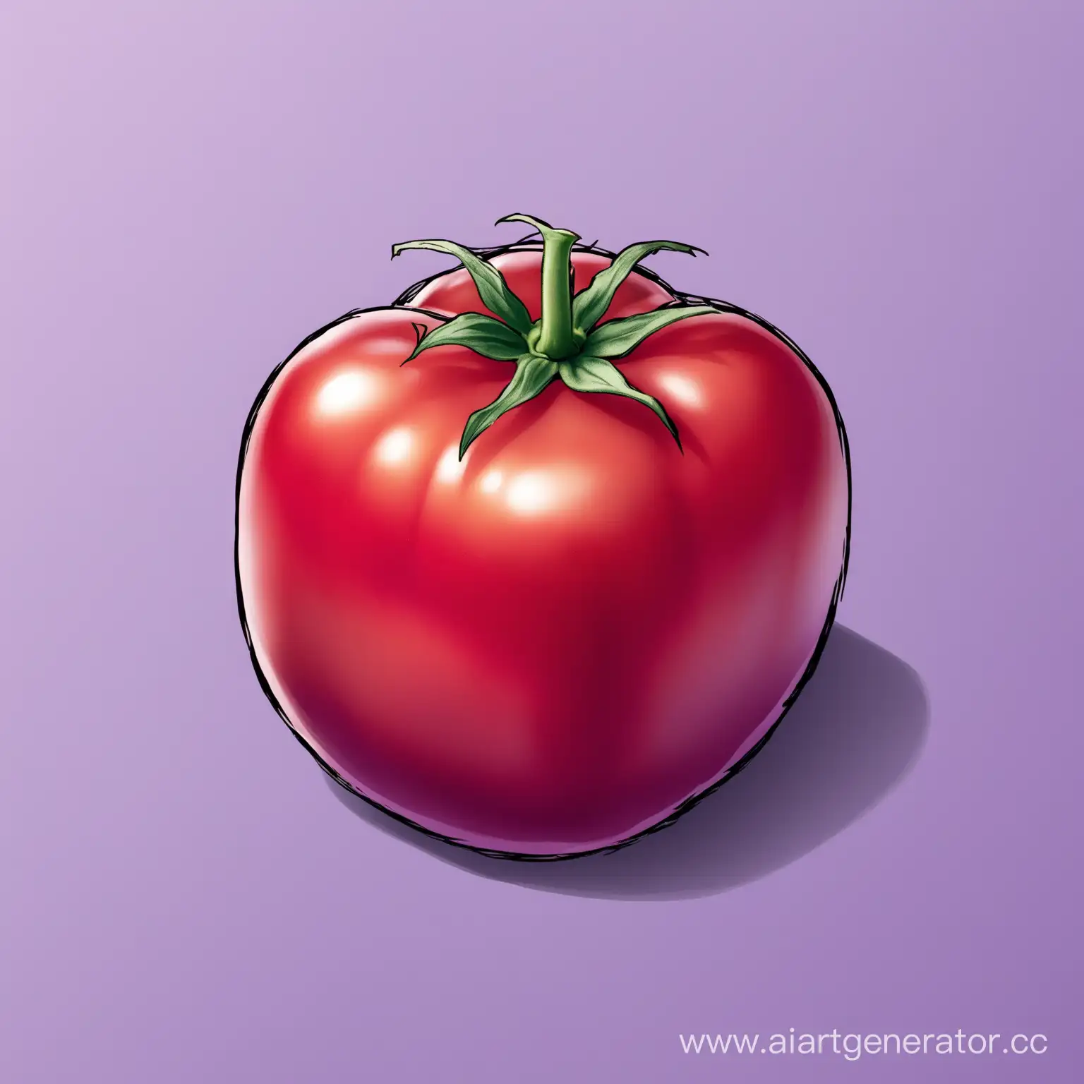 квадратный фиолетовый помидор