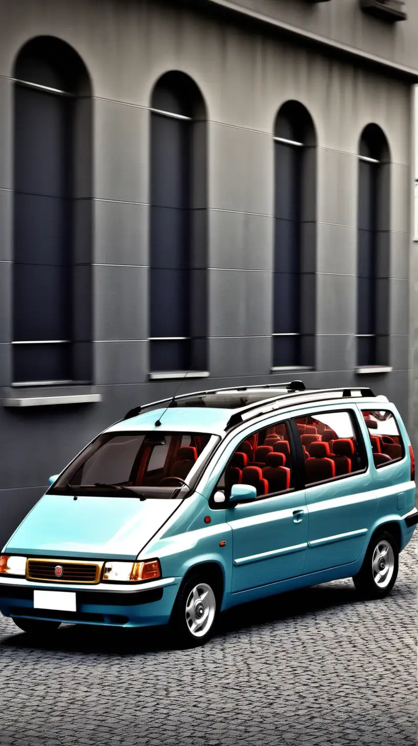 Unique Fusion Fiat Multipla Merged with Volvo 740 for a Distinctive Automotive Creation