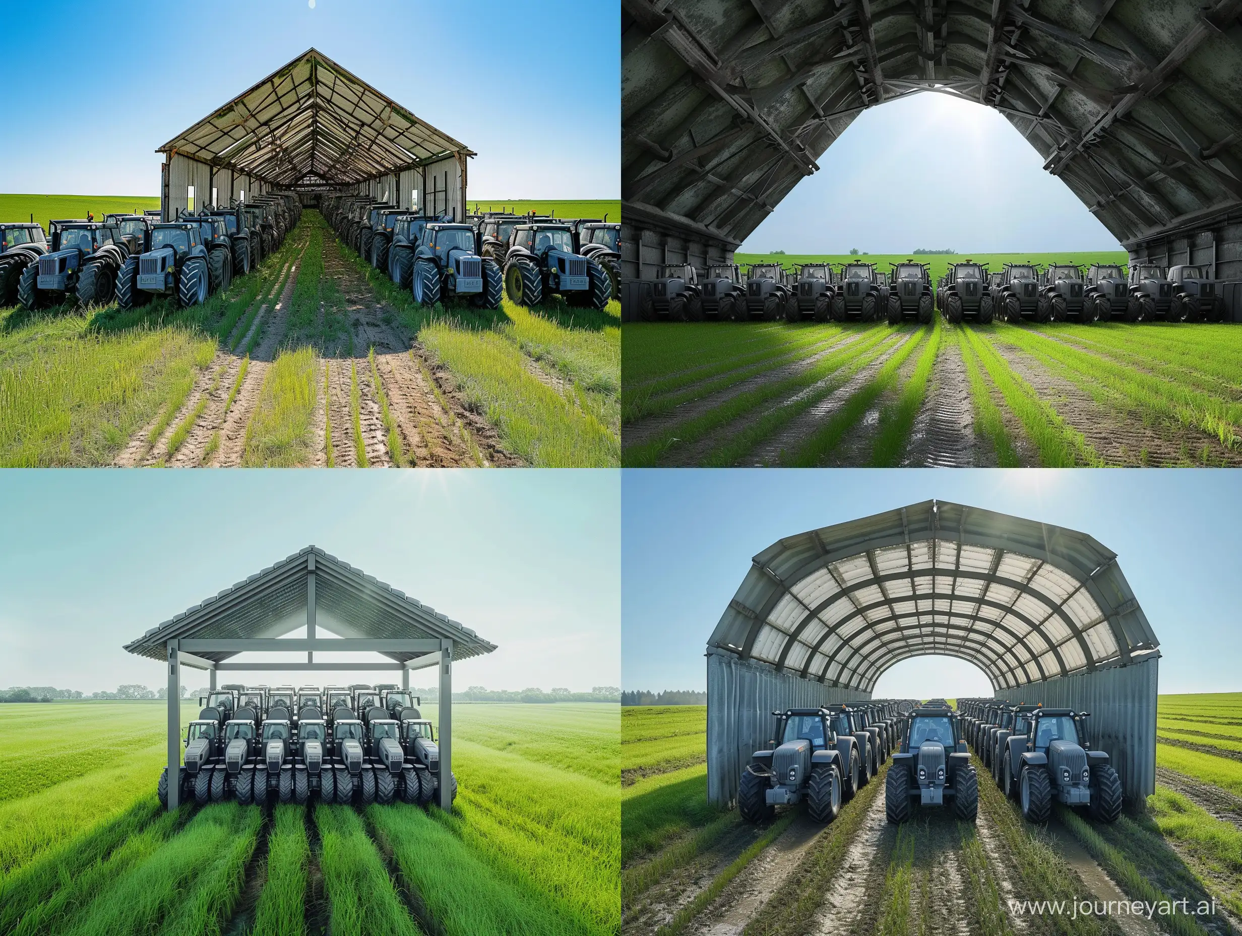 Modern-Chinese-Tractor-House-Amidst-Rural-Fields
