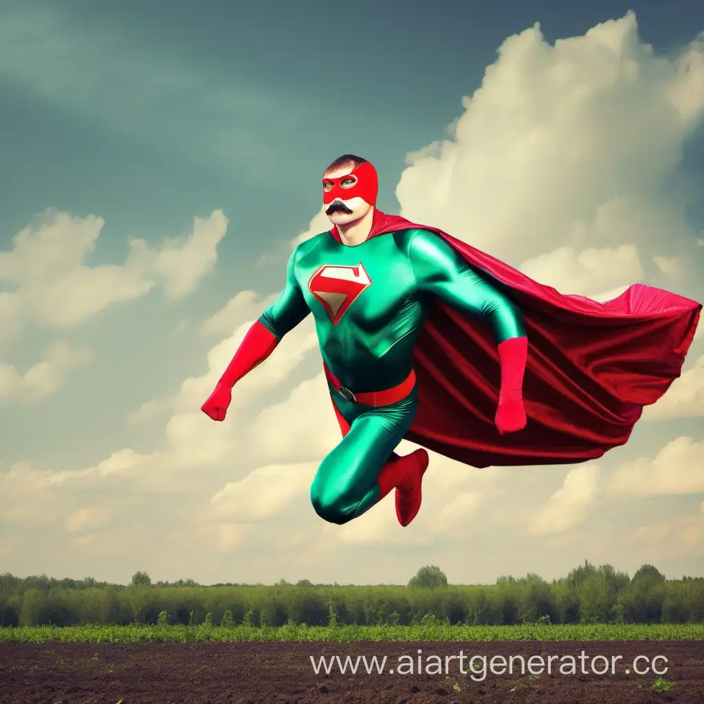 белорусский летающий супергерой с картошкй