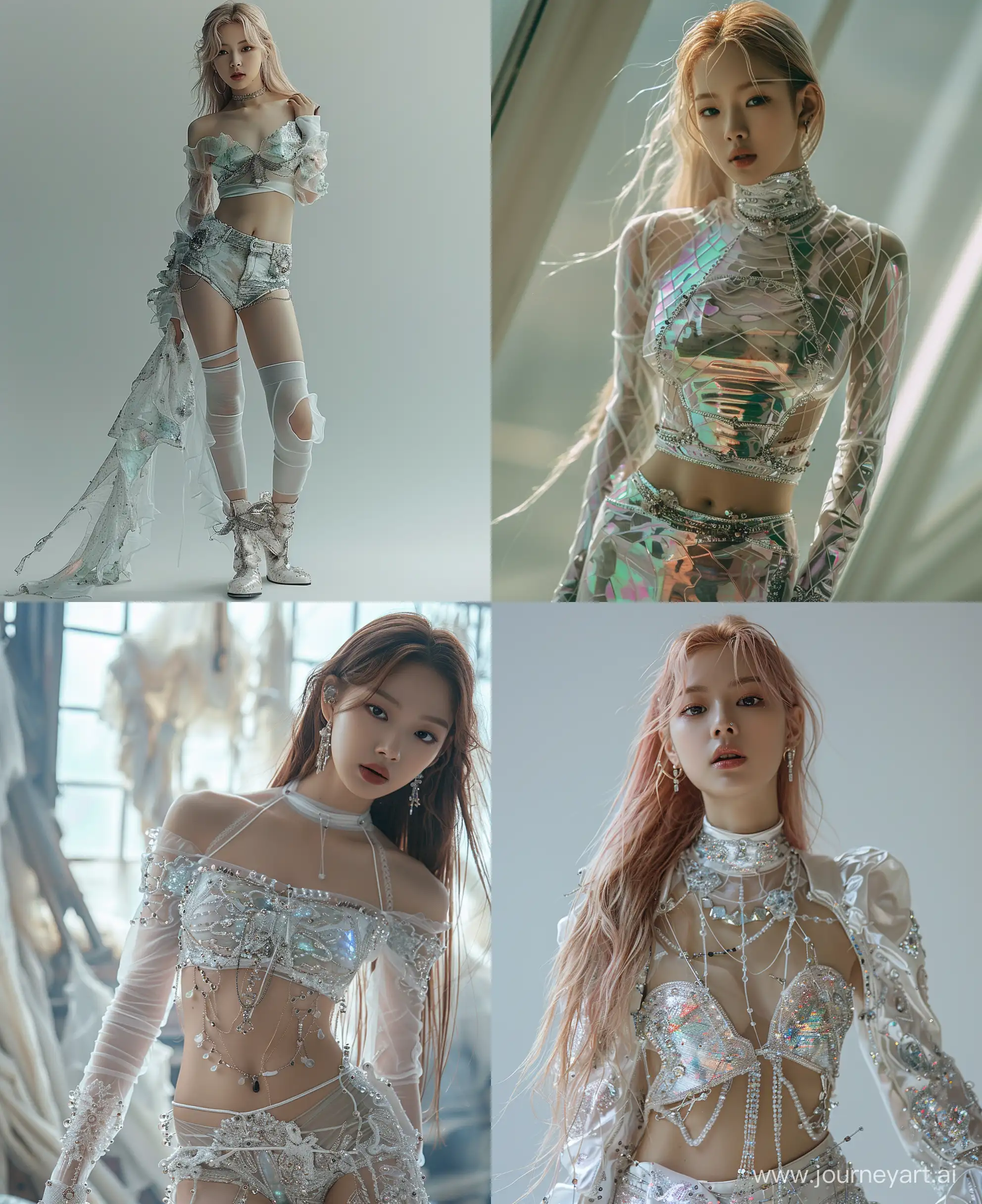 Casual-Chic-Jennie-Blackpink-in-Stunning-Labradorite-Crystal-Outfit