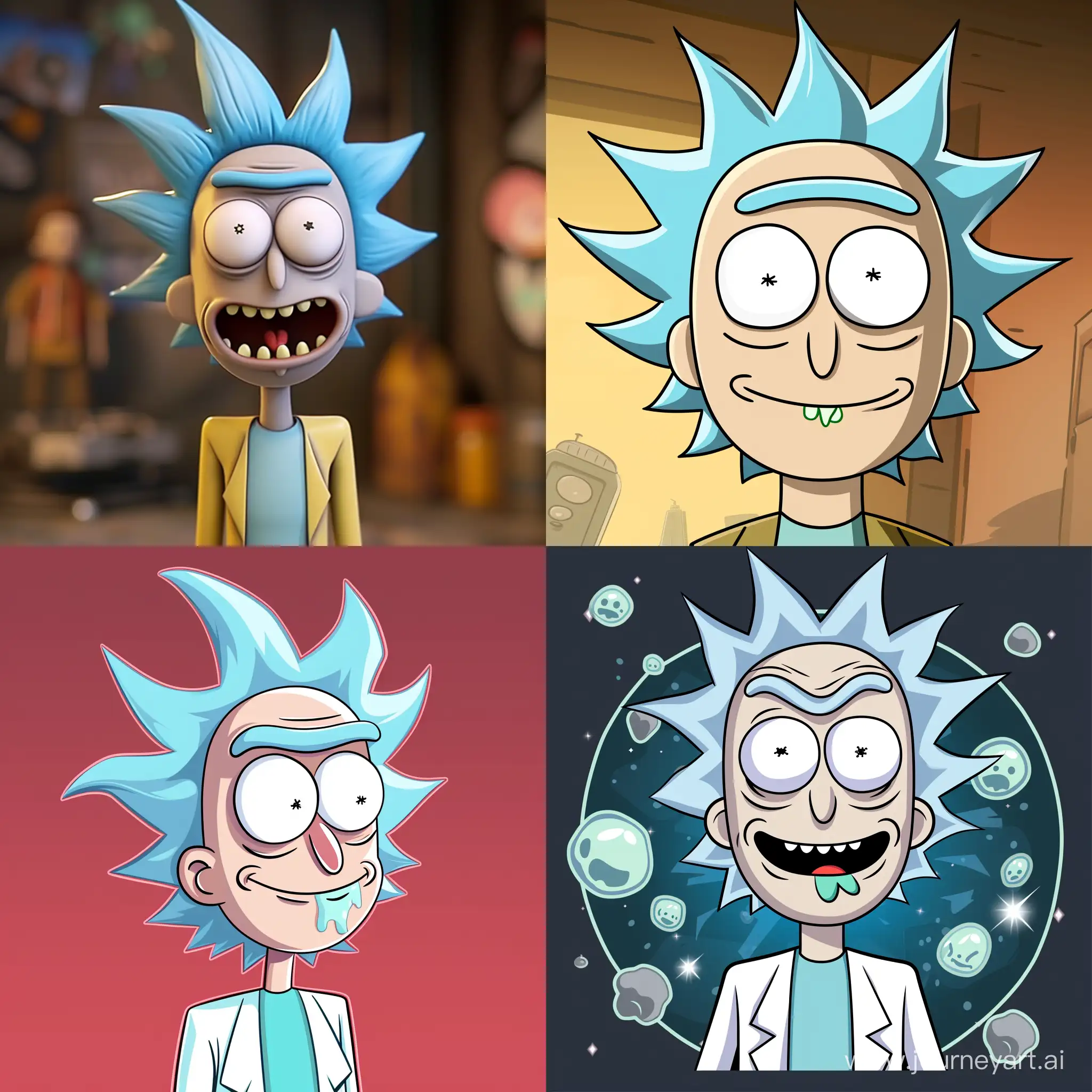 Cartoon-Character-Rick-Reacting-in-Reactjs