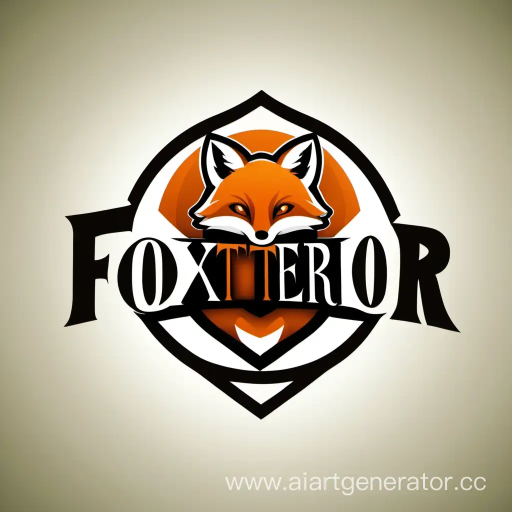 Логотип (Foxterior) дизайнерская компания 