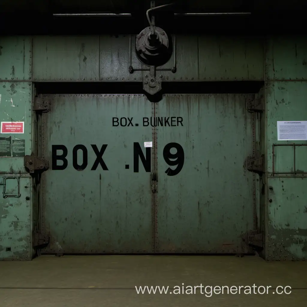 Industrial-Iron-Bunker-Hangar-with-Box-N-9-Sign