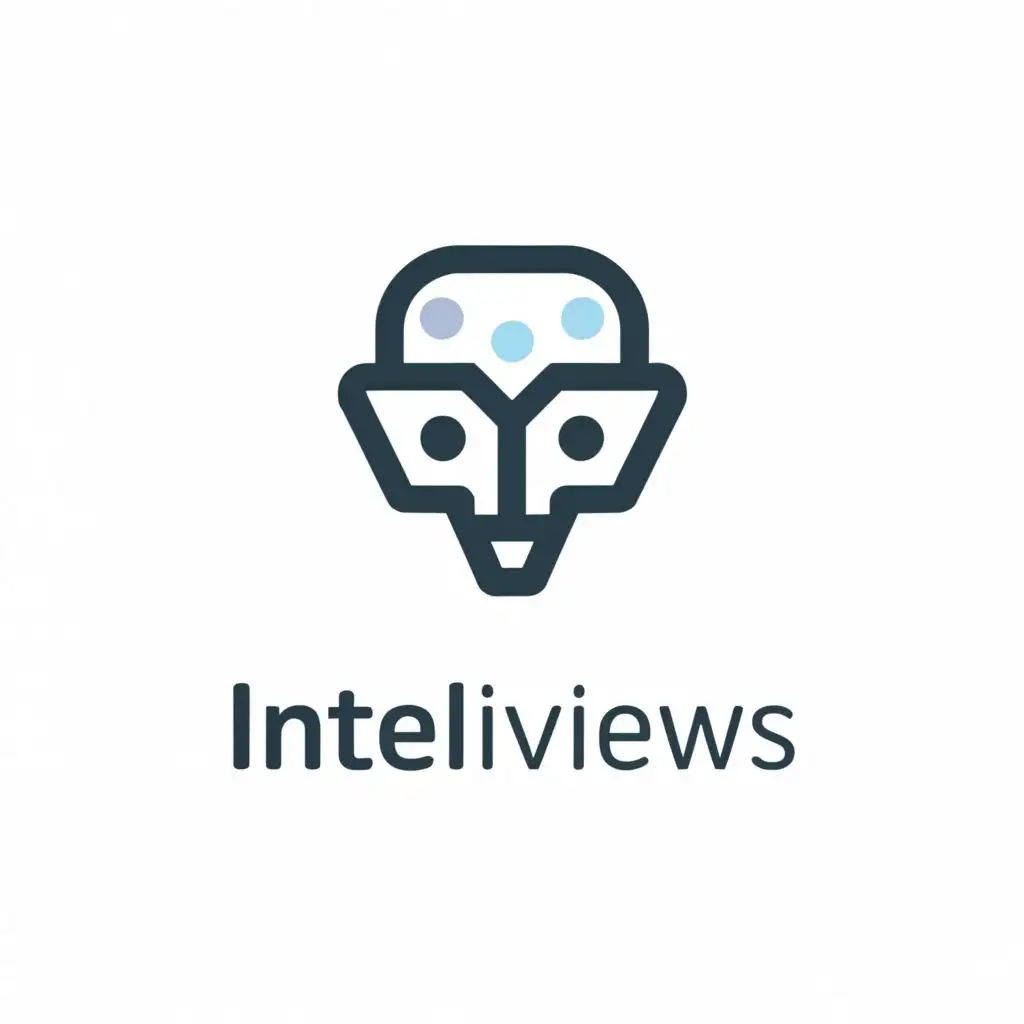a logo design,with the text "IntelliViews", main symbol:Ai, chat bubble,Moderate,be used in Technology industry,clear background