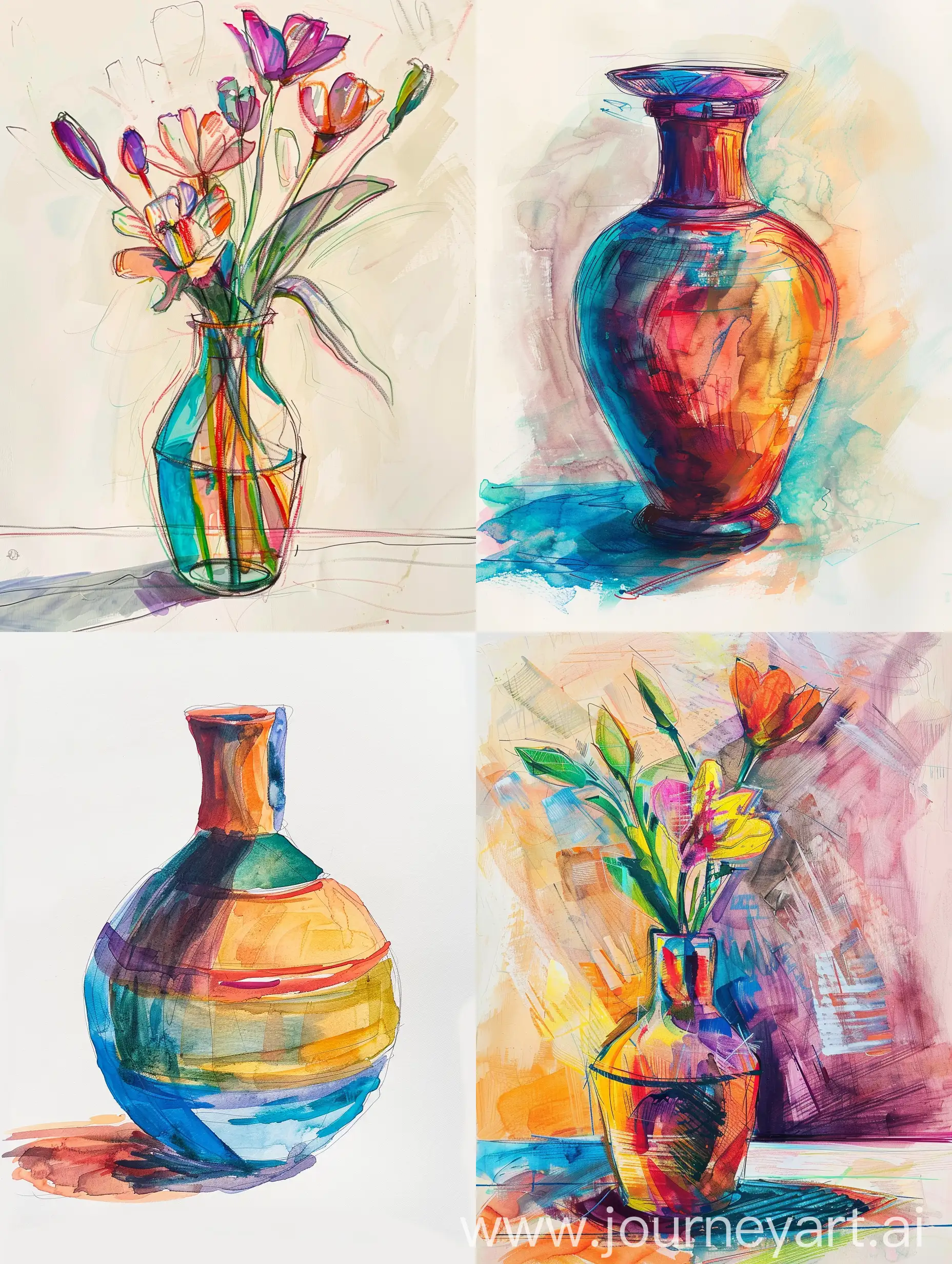 Vibrant-Imaginary-Vase-Painting