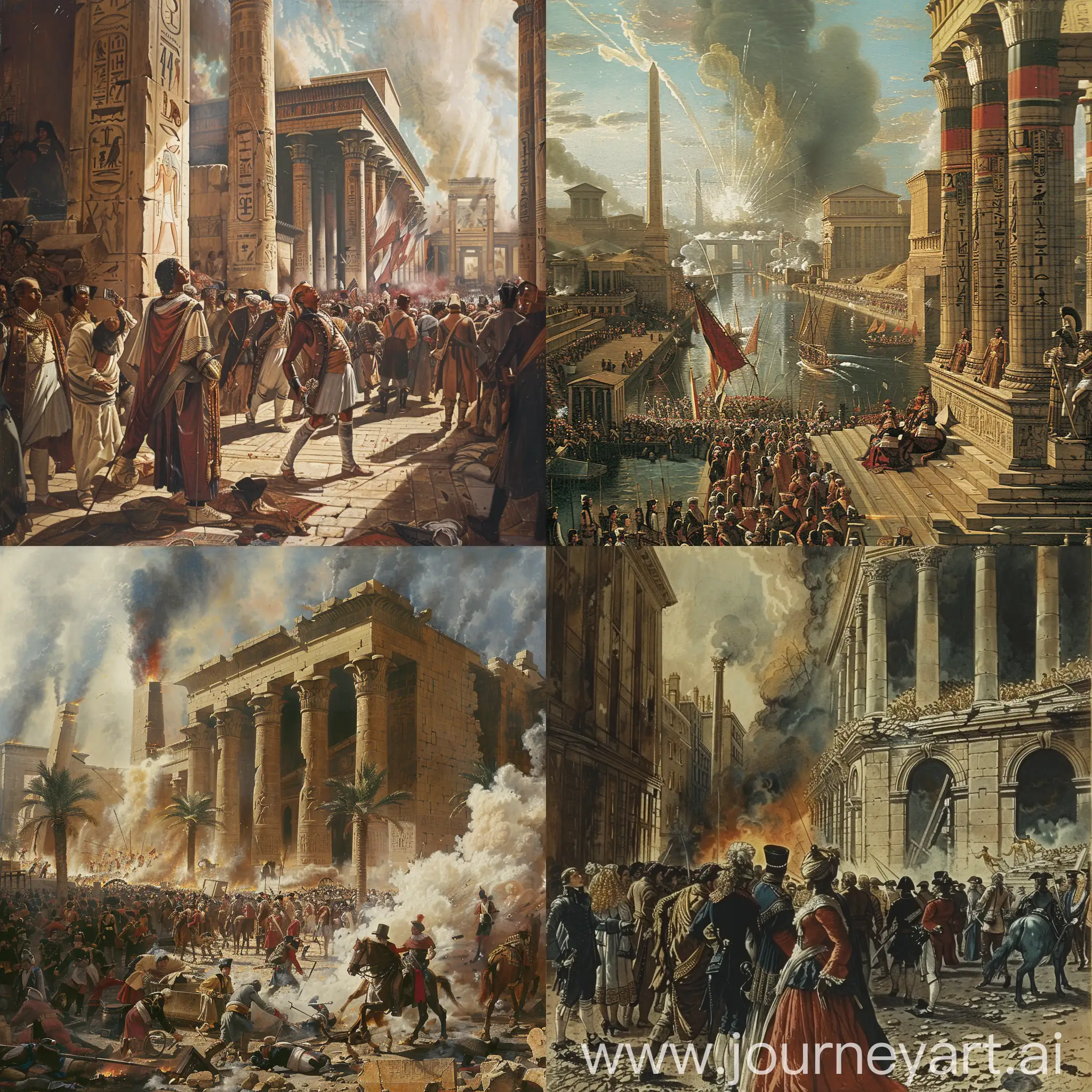 While Egyptian society remained stagnant, Europe was witnessing the French Revolution of 1789, an event that ushered in a new era.

