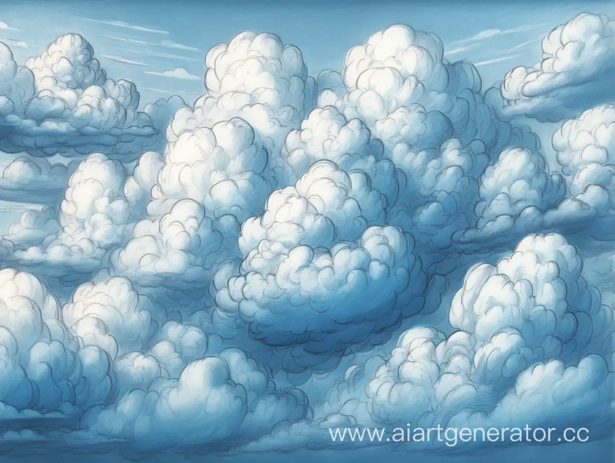 Serene-Sky-Ethereal-Blue-Cloudscape-Illustration