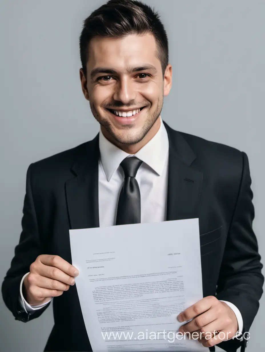 Businessman-Smiling-Holding-Contract