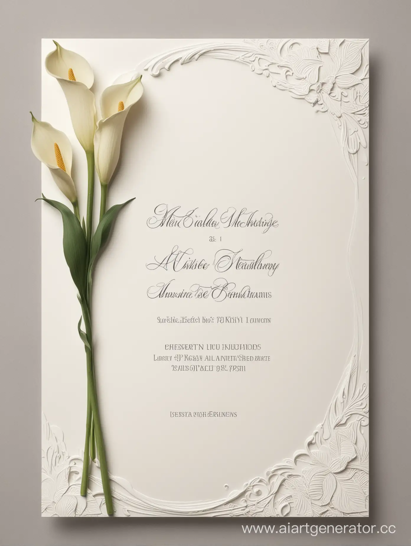 Elegant-Blank-Template-White-Calla-Invitations-with-Subtle-Gray-Background