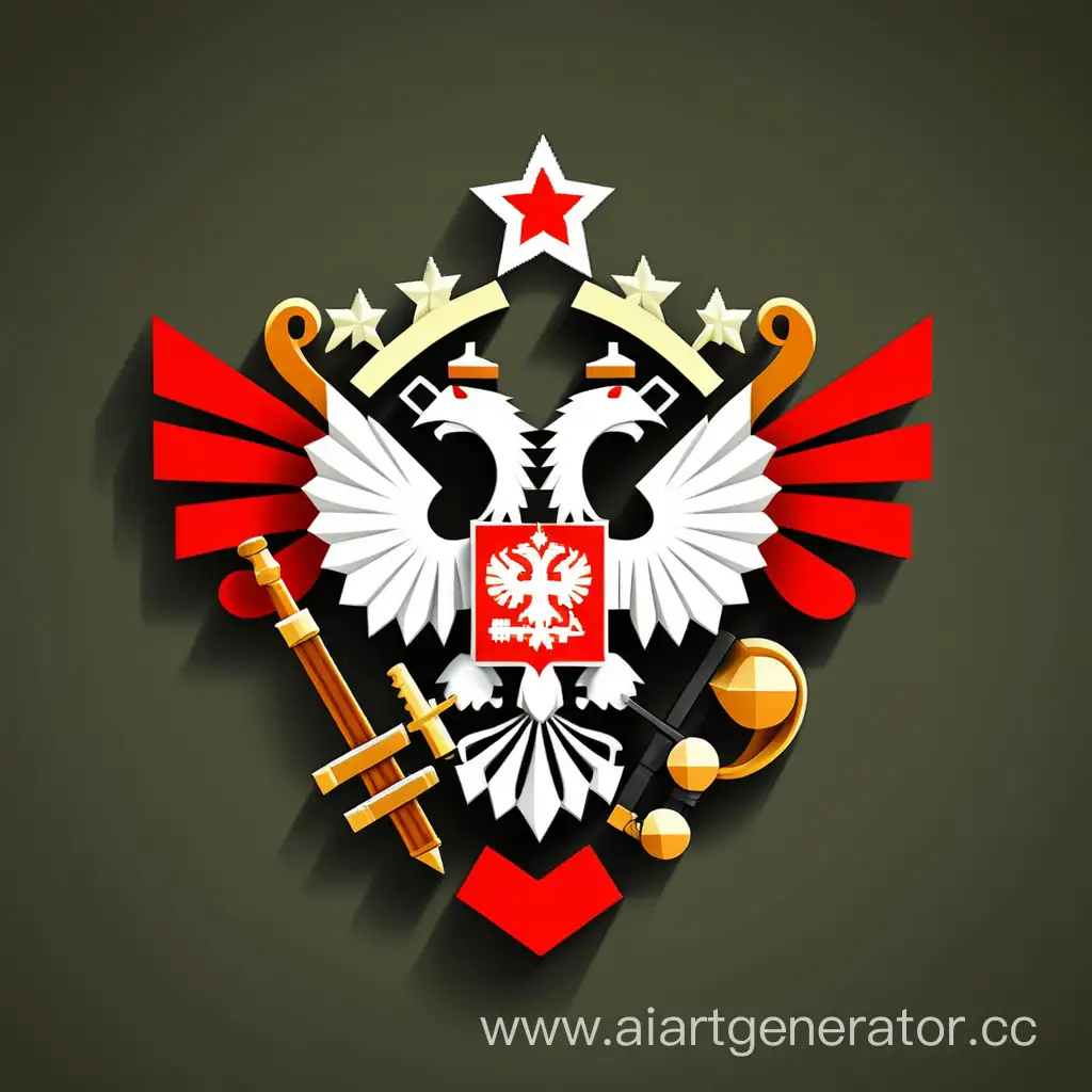 Логотип Русской армии в Minecraft