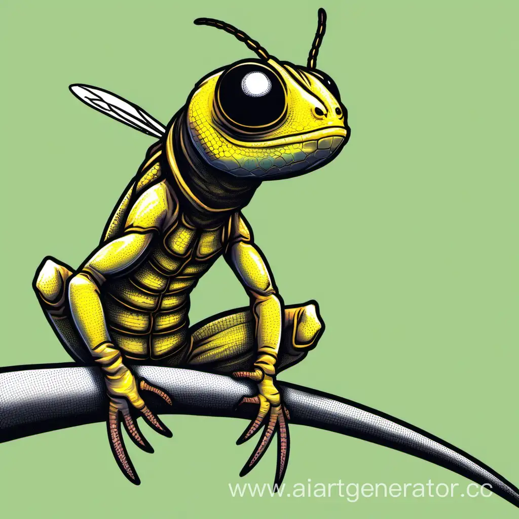 Hybrid-Creature-LizardWasp-Fusion-Illustration