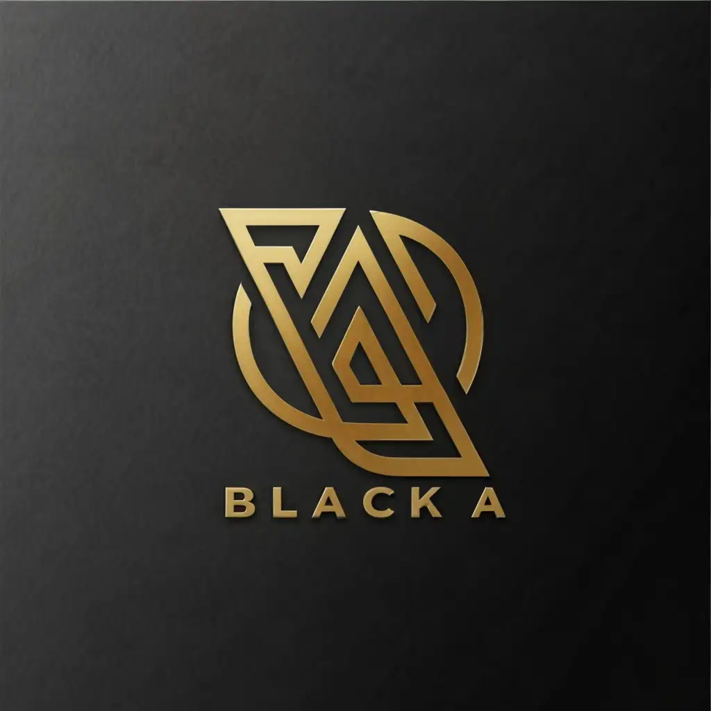 a logo design,with the text "BLACK A", main symbol:ELEGANCY,complex,clear background