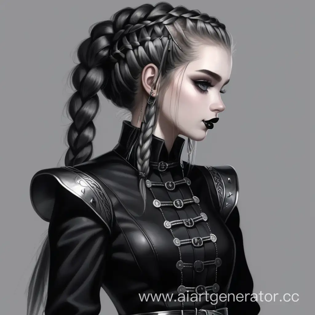 Gothic-Subculture-Enthusiast-in-Stylish-Black-Ensemble