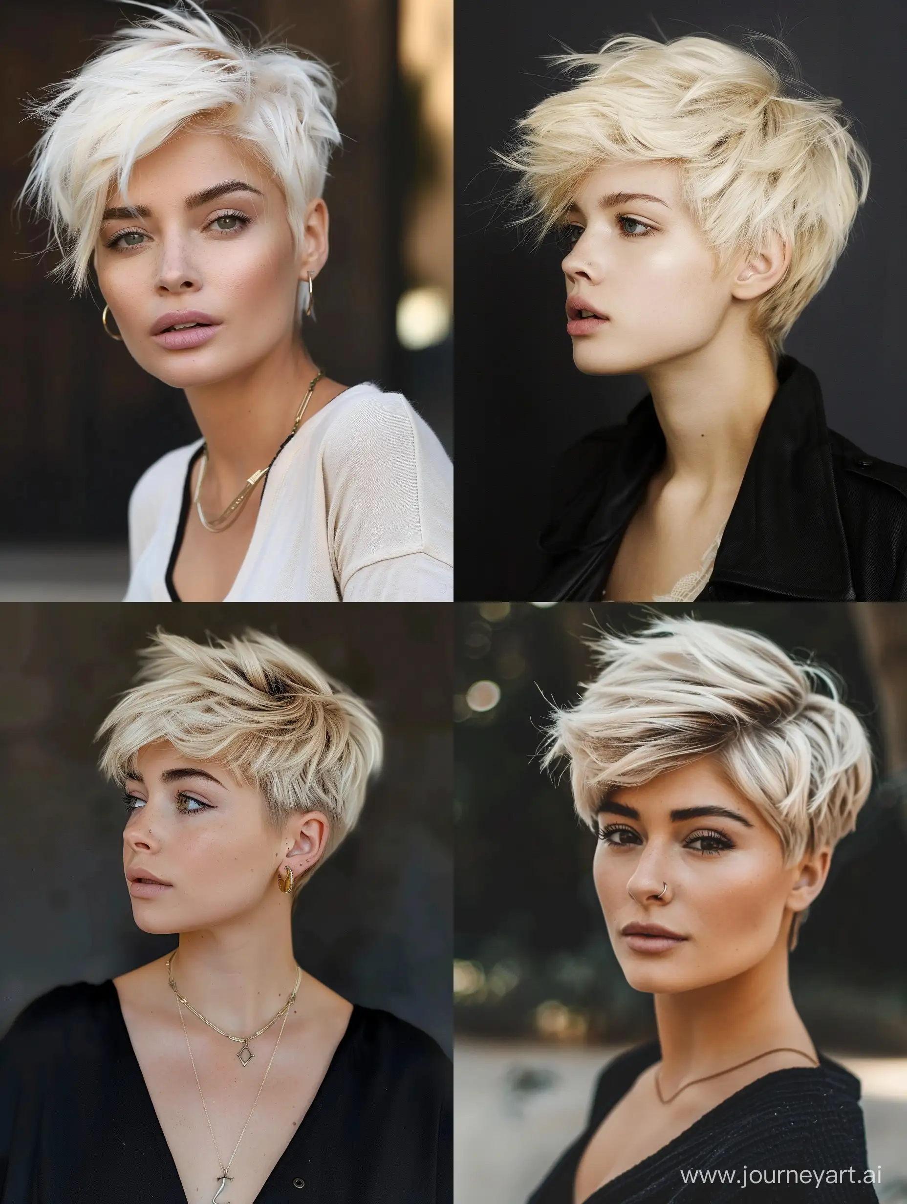Trendy-Funky-Pixie-Cut-Blonde-Hairstyles-for-Women-2024