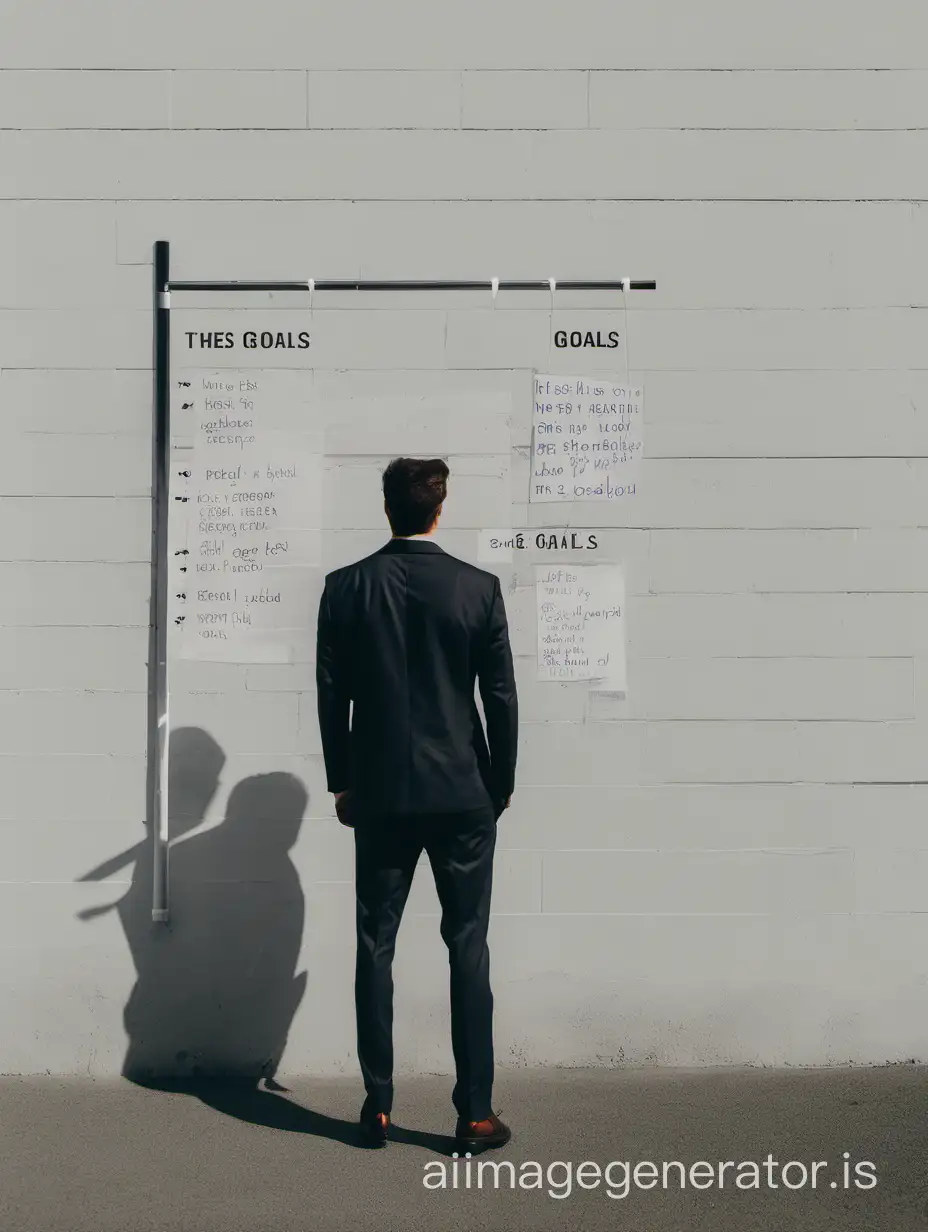 A man standing next to he's goals