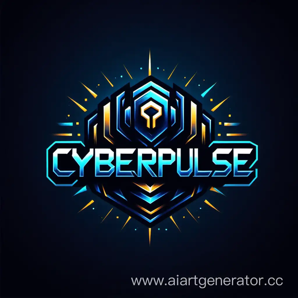 Logotype for "CyberPulse" gaming platform