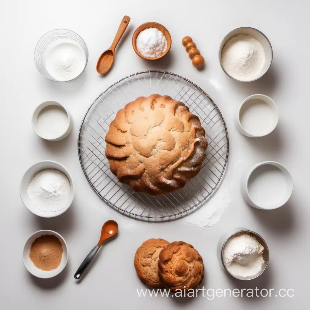 Baking-Delight-on-a-Radiant-Background