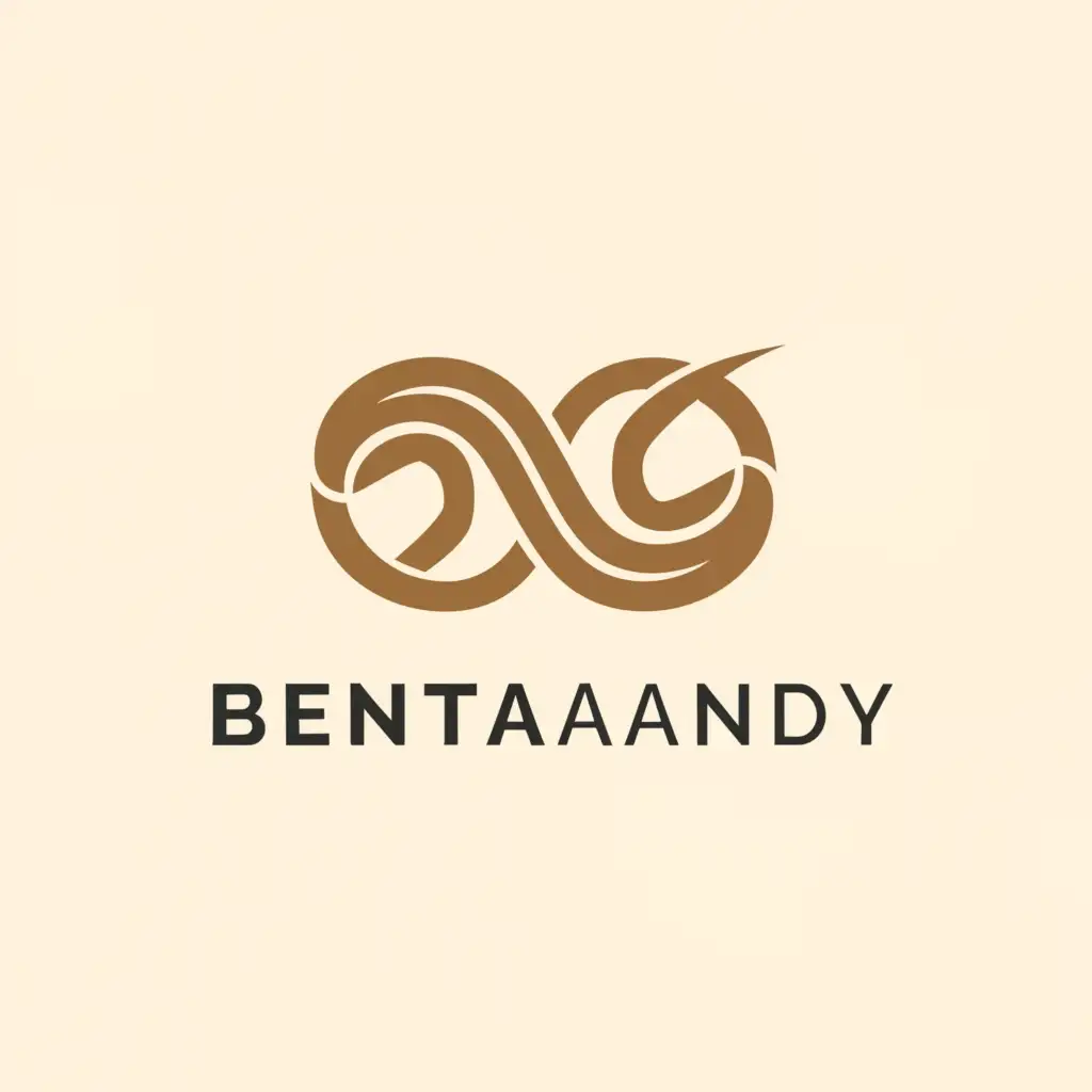 LOGO-Design-For-Benita-Andy-Clean-and-Modern-Design-Featuring-Benandy-Symbol